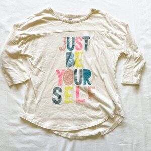 Old Navy “Just Be Yourself” Shirt Size 8